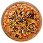 Veggie Hot Pizza 