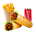 Grill Kebab Wrap Meal 