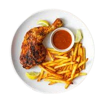 Qtr Peri Chicken Meal 